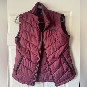 North Face plum vest